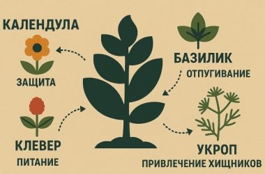 Каннабис в пермакультурном огороде