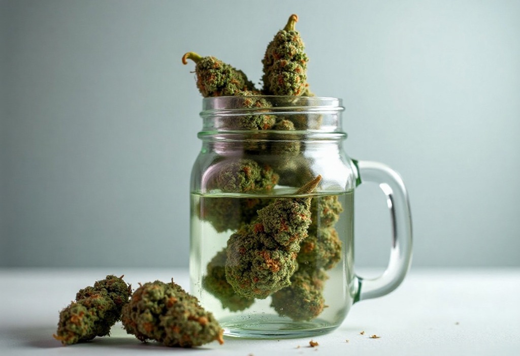 Водная пролечка каннабиса: резервный метод